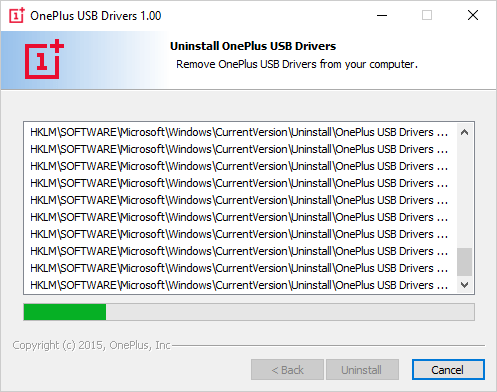 OnePlus USB Driver Removing